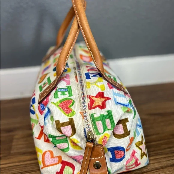 Dooney & Bourke Multicolor Canvas Satchel - Picture 2 of 13
